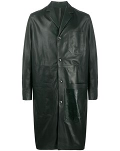 Однобортное пальто длины миди Oamc