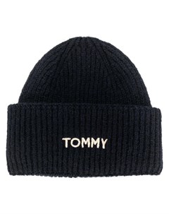 Вязаная шапка бини Tommy hilfiger