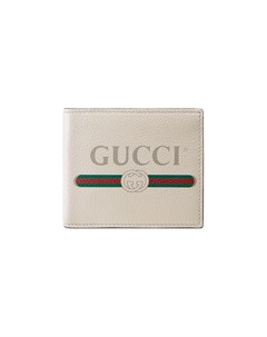 Бумажник с принтом логотипа Gucci