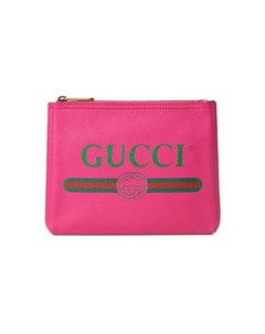 Клатч с принтом логотипа Gucci