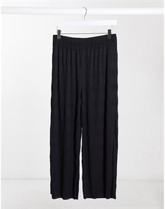 Фактурные брюки кюлоты с плиссировкой Asos design