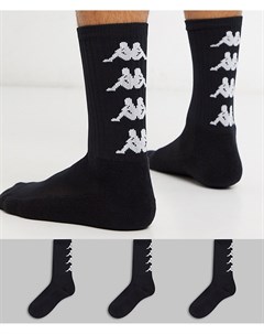 Набор из 3 пар носков с логотипом Kappa