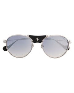 Солнцезащитные очки авиаторы с затемненными линзами Moncler eyewear