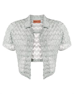 Укороченная прозрачная рубашка Missoni mare