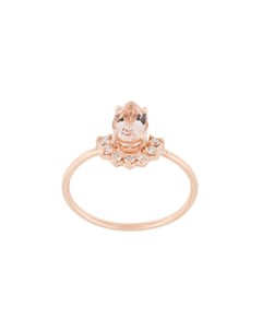 Кольцо из розового золота с бриллиантами и морганитом Natalie marie