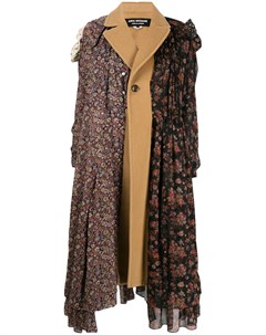 Однобортное пальто с цветочным узором Junya watanabe comme des garçons pre-owned