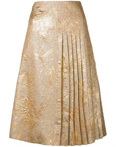 Парчовая юбка со складками Rochas