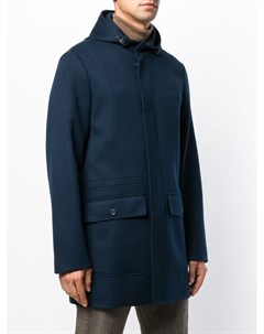 Приталенное пальто с капюшоном Loro piana
