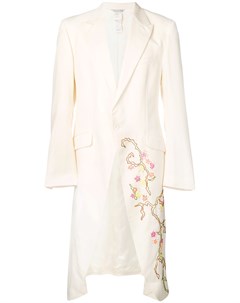Пальто с вышивкой Versace pre-owned