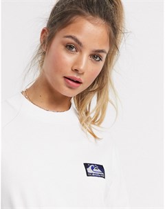 Белый лонгслив Quiksilver