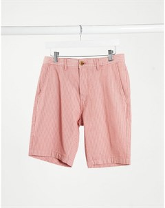 Розовые шорты в полоску Burton menswear