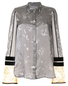 Блузка с цветочным принтом Mame kurogouchi