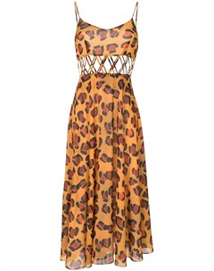 Платье с леопардовым принтом Tata naka