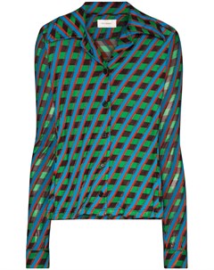 Рубашка Mambo с геометричным принтом Wales bonner