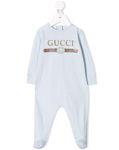 Комбинезон для новорожденного с логотипом Gucci kids