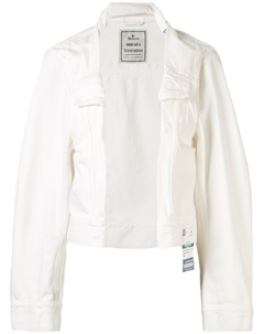 Джинсовая куртка асимметричного кроя Maison mihara yasuhiro