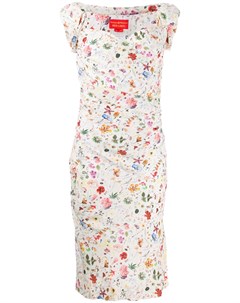 Платье с бюстье и цветочным принтом Vivienne westwood pre-owned