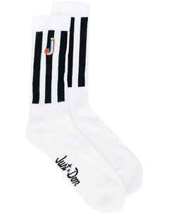 Полосатые носки с логотипом Just don