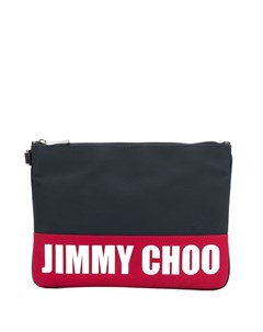 Клатч с логотипом Jimmy choo