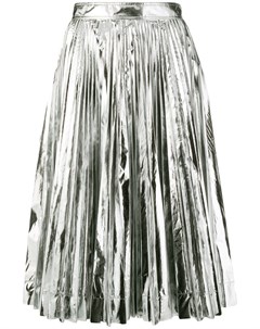 Плиссированная юбка с эффектом металлик Calvin klein 205w39nyc