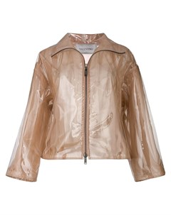 Прозрачная непромокаемая куртка Valentino