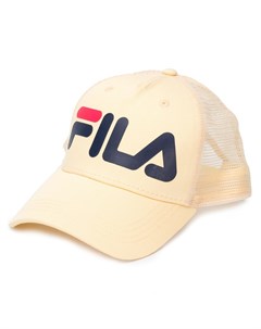 Бейсболка с контрастным логотипом Fila