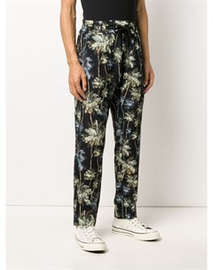 Жаккардовые брюки с цветочным узором Christian pellizzari