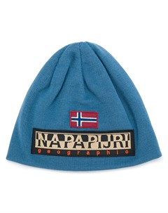 Вязаная шапка с логотипом Napapijri