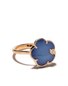 Золотое кольцо Petit Jolie с бриллиантами агатами и лазуритом Pasquale bruni