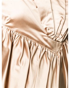 Платье мини с драпировкой Miu miu pre-owned