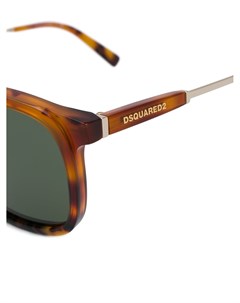 Солнцезащитные очки в квадратной оправе черепаховой расцветки Dsquared2 eyewear