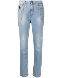 Декорированные джинсы с завышенной талией John richmond