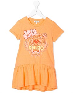 Платье футболка с тигром Kenzo kids