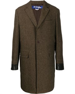 Однобортное пальто со вставками Junya watanabe comme des garçons pre-owned