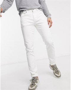 Белые узкие джинсы Selected homme