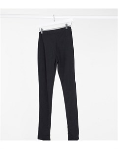 Черные узкие брюки с разрезами Fashionkilla maternity