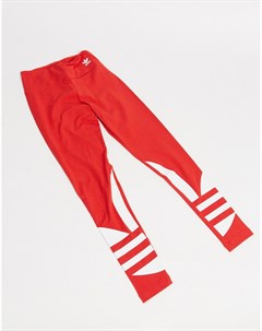 Красные леггинсы adicolor Adidas originals