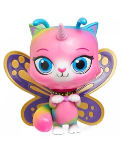 Фигурка с качающейся головой Бабочка Радужно бабочково единорожная кошка