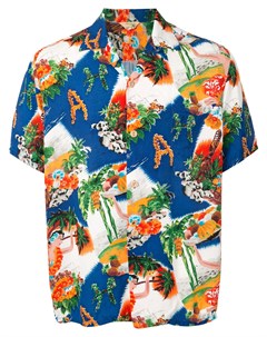 Гавайская рубашка 1950 х годов Fake alpha vintage