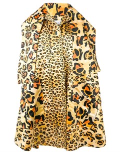 Пальто оверсайз с леопардовым принтом Richard quinn