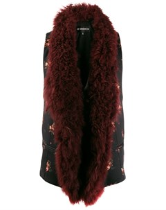 Жилет с отделкой из меха козы Ann demeulemeester