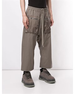 Укороченные брюки с низким шаговым швом Rick owens drkshdw