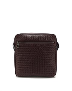 Кожаная сумка планшет с плетением intrecciato Bottega veneta