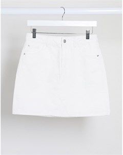 Белая джинсовая юбка Pimkie