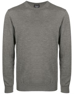 Кашемировый пуловер с круглым вырезом Giorgio armani