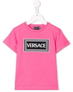 Топ с принтом логотипа Young versace