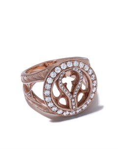 Золотое кольцо Quatrefoil с бриллиантами Loree rodkin