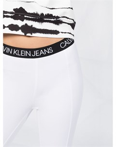 Легинсы с логотипом на поясе Calvin klein jeans