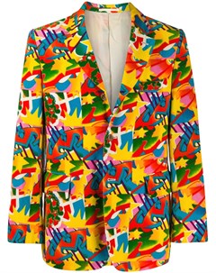 Куртка с абстрактным принтом Comme des garçons pre-owned