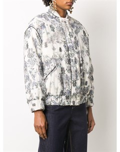Куртка пуховик с цветочным принтом Iro